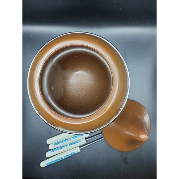 Kitchen Hersheys Kisses Red Candy Chocolate Dessert Fondue Set
